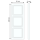 JUNG AL 2983 afdekraam 3-voudig LS990 aluminium