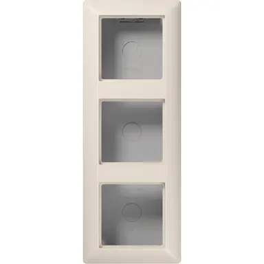 JUNG AS 583 A W opbouwbak 3-voudig AS500 creme