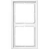 JUNG LS 982 WW afdekraam 2-voudig LS990 alpine wit