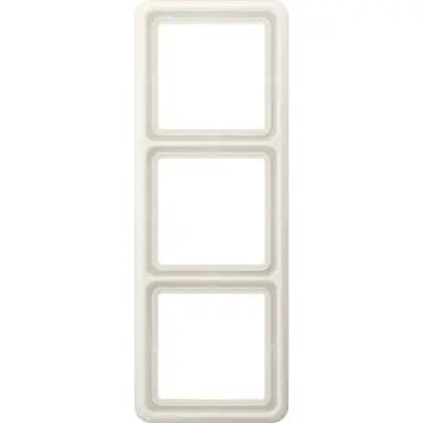 JUNG CD 583 W afdekraam 3-voudig CD500 creme