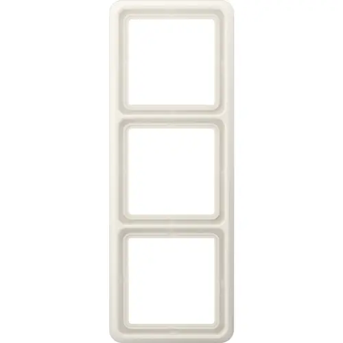 JUNG CD 583 W afdekraam 3-voudig CD500 creme
