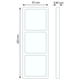 JUNG CD 583 W afdekraam 3-voudig CD500 creme