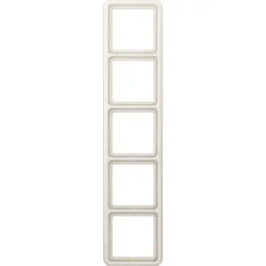 JUNG CD 585 W afdekraam 5-voudig CD500 creme