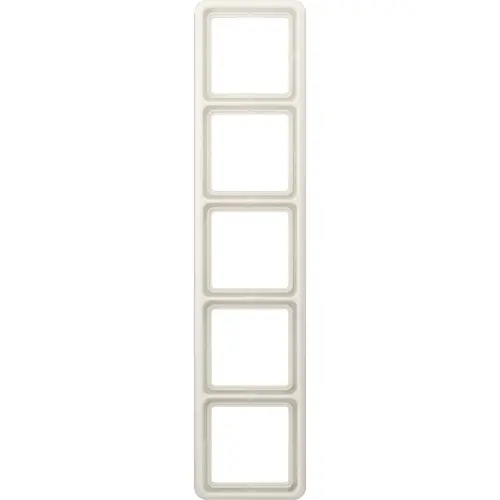 JUNG CD 585 W afdekraam 5-voudig CD500 creme
