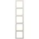 JUNG CD 585 W afdekraam 5-voudig CD500 creme