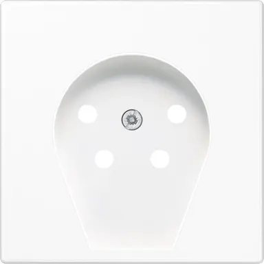 JUNG LS 961 TF WW centraalplaat telefoon 4-polig LS990 alpine wit
