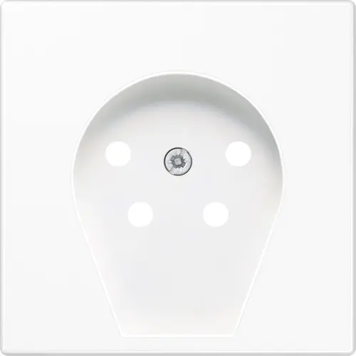 JUNG LS 961 TF WW centraalplaat telefoon 4-polig LS990 alpine wit