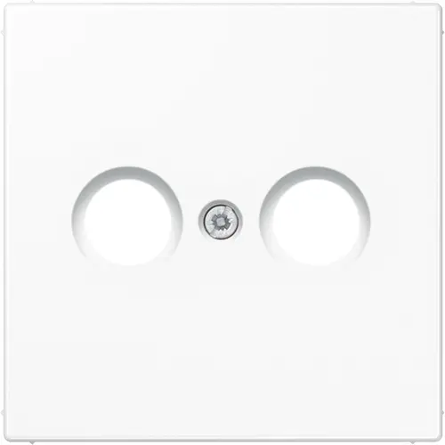 JUNG LS 990 TV WW centraalplaat antenne-coax LS990 alpine wit