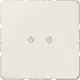 JUNG 561 NB centraalplaat blinddeksel geschroefd incl. draagframe CD500 creme