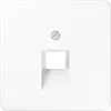 JUNG CD 569-1 UA WW centraalplaat 1-voudig tbv RJ45 wandcontactdoos CD500 alpine wit