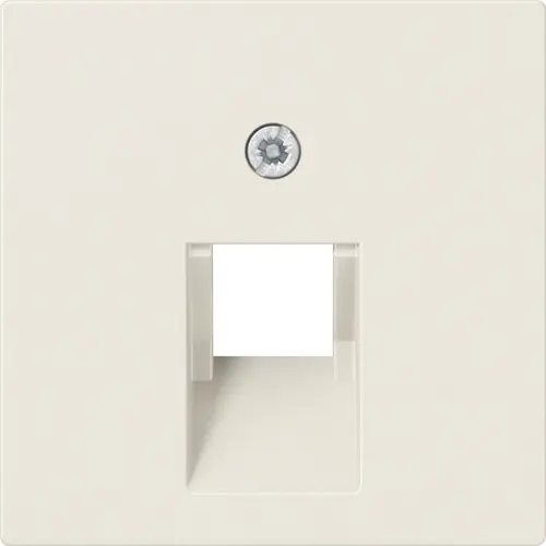 JUNG A 569-1 PLUA centraalplaat 1-voudig tbv RJ45 wandcontactdoos AS500 creme