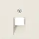 JUNG A 569-1 PLUA centraalplaat 1-voudig tbv RJ45 wandcontactdoos AS500 creme