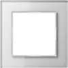 JUNG AC 581 GL WW afdekraam 1-voudig A Creation alpine wit glas