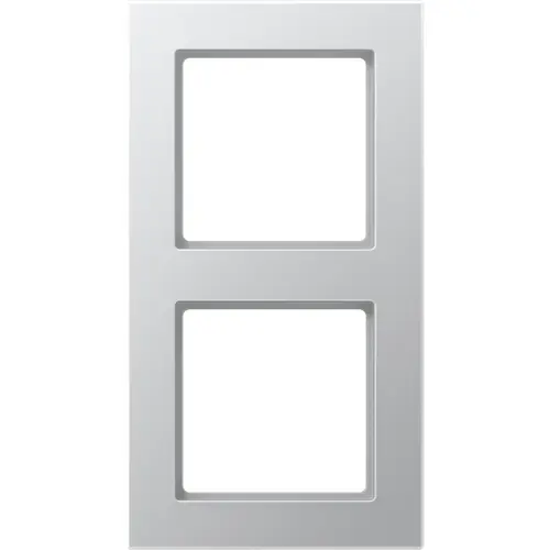 JUNG AC 582 AL afdekraam 2-voudig A Creation aluminium
