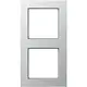 JUNG AC 582 AL afdekraam 2-voudig A Creation aluminium