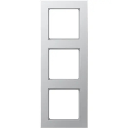 JUNG AC 583 AL afdekraam 3-voudig A Creation aluminium