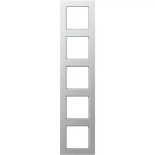JUNG AC 585 AL afdekraam 5-voudig A Creation aluminium