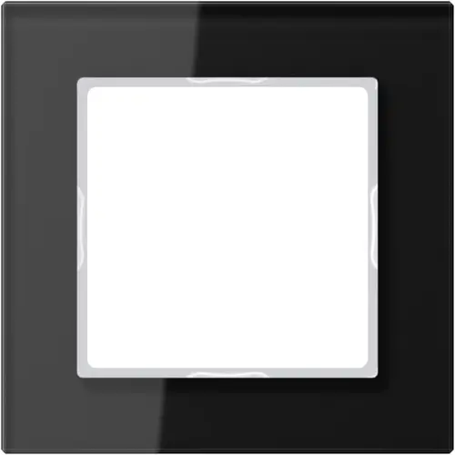JUNG AC 581 GL SW afdekraam 1-voudig A Creation zwart glas