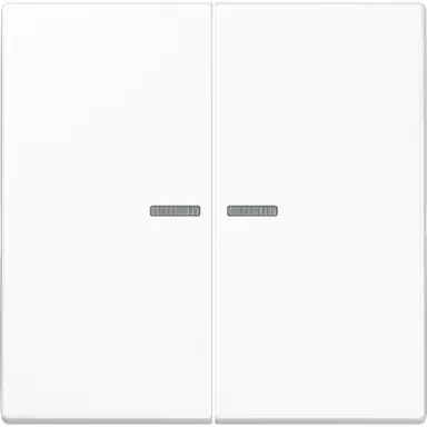 JUNG LS 995 KO5 WW schakelwip 2-voudig met controlevenster LS990 alpine wit