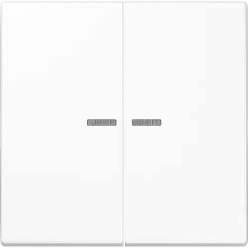 JUNG LS 995 KO5 WW schakelwip 2-voudig met controlevenster LS990 alpine wit