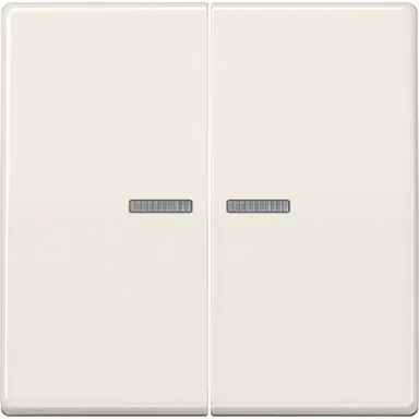 JUNG AS 591-5 KO5 schakelwip 2-voudig met controlevenster AS500 creme