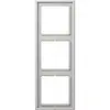 JUNG LS 983 LG afdekraam 3-voudig LS990 lichtgrijs
