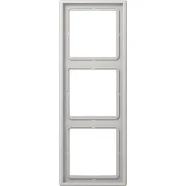 JUNG LS 983 LG afdekraam 3-voudig LS990 lichtgrijs