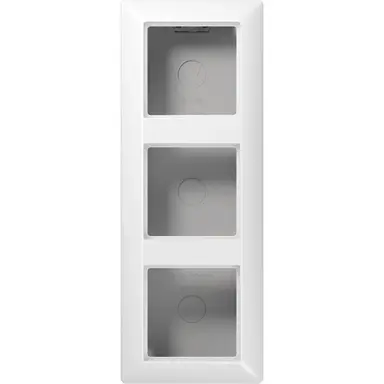 JUNG AS 583 A WW opbouwbak 3-voudig AS500 alpine wit