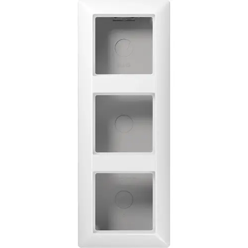 JUNG AS 583 A WW opbouwbak 3-voudig AS500 alpine wit
