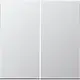 JUNG AL 2995 schakelwip 2-voudig LS990 aluminium