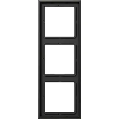 JUNG AL 2983 AN afdekraam 3-voudig LS990 antraciet gelakt aluminium