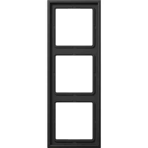 JUNG AL 2983 AN afdekraam 3-voudig LS990 antraciet gelakt aluminium