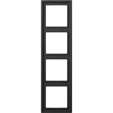 JUNG AL 2984 AN afdekraam 4-voudig LS990 antraciet gelakt aluminium