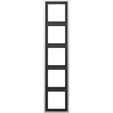 JUNG AL 2985 afdekraam 5-voudig LS990 aluminium