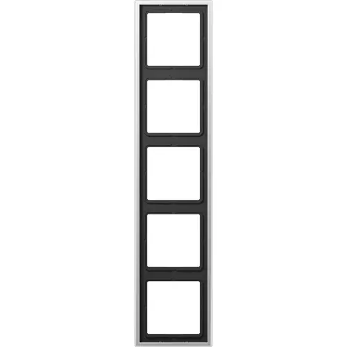 JUNG AL 2985 afdekraam 5-voudig LS990 aluminium