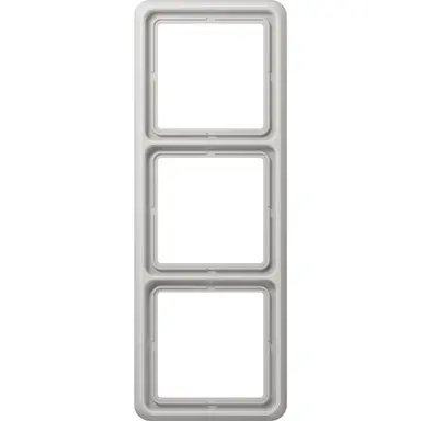 JUNG CD 583 LG afdekraam 3-voudig CD500 lichtgrijs