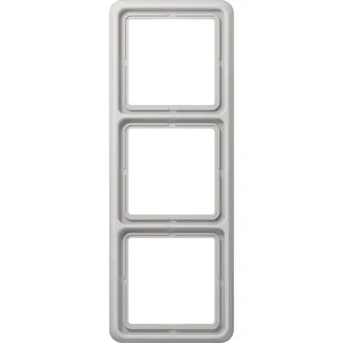 JUNG CD 583 LG afdekraam 3-voudig CD500 lichtgrijs