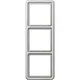 JUNG CD 583 LG afdekraam 3-voudig CD500 lichtgrijs