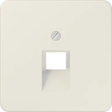 JUNG 569-1 UA centraalplaat 1-voudig tbv RJ45 wandcontactdoos CD500 creme