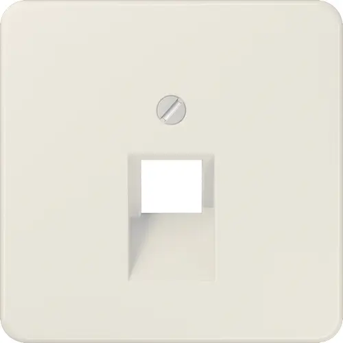 JUNG 569-1 UA centraalplaat 1-voudig tbv RJ45 wandcontactdoos CD500 creme