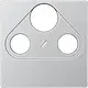 JUNG A 561 PLSAT AL centraalplaat coax/sat A-range aluminium