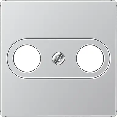 JUNG A 561 PLTV AL centraalplaat antenne-coax A-range aluminium