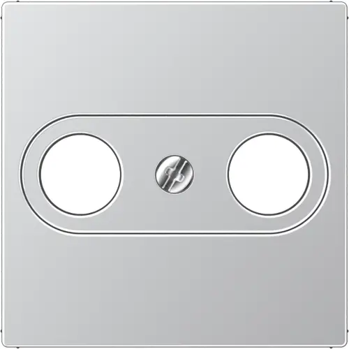JUNG A 561 PLTV AL centraalplaat antenne-coax A-range aluminium