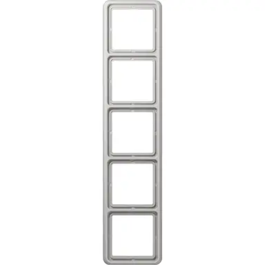JUNG CD 585 LG afdekraam 5-voudig CD500 lichtgrijs