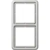 JUNG CD 582 LG afdekraam 2-voudig CD500 lichtgrijs