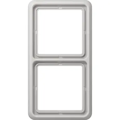 JUNG CD 582 LG afdekraam 2-voudig CD500 lichtgrijs