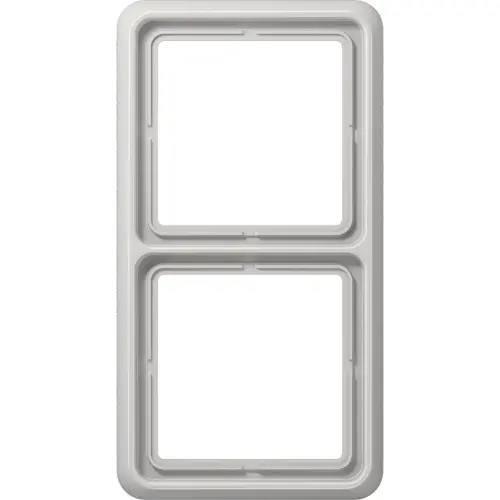 JUNG CD 582 LG afdekraam 2-voudig CD500 lichtgrijs