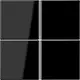 JUNG LS 404 TSA SW Viervoudige drukker Tastrelais