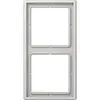 JUNG LS 982 LG afdekraam 2-voudig LS990 lichtgrijs