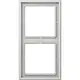 JUNG LS 982 LG afdekraam 2-voudig LS990 lichtgrijs